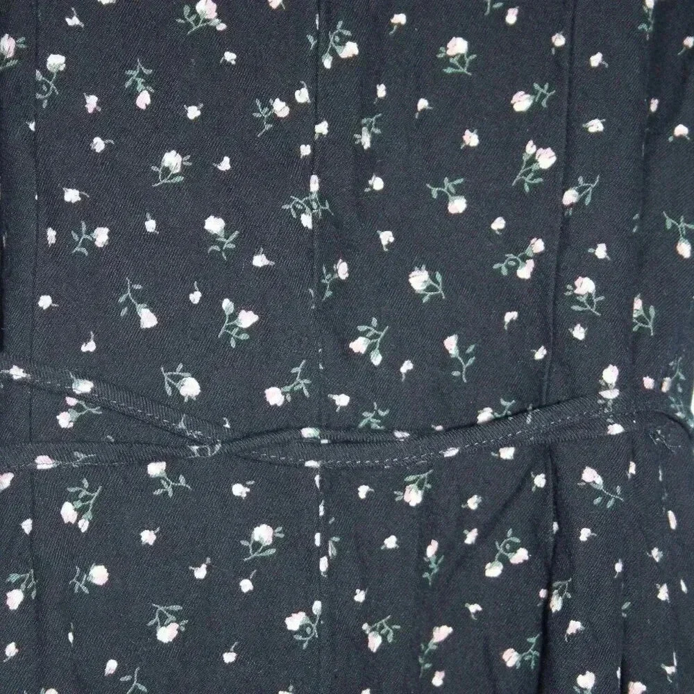 Brandy Melville Mini Floral Print Wrap Dress One Size - Picture 13 of 13